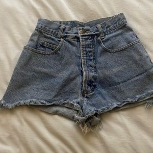 Paris blues denim shorts